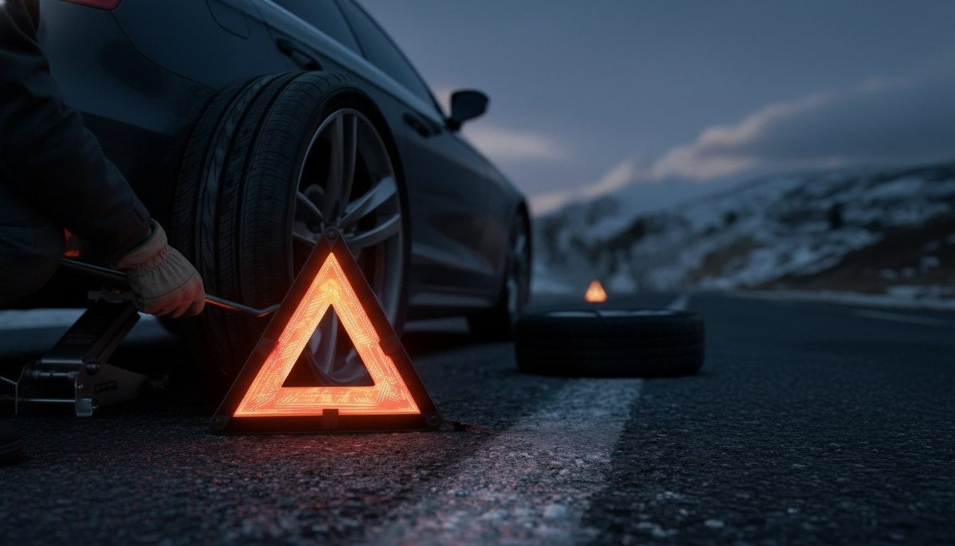 How to Change a Flat Tire Safely: Roadside Steps