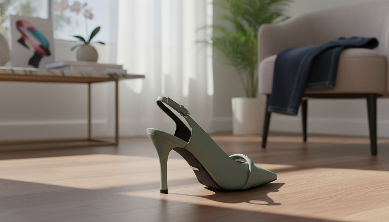 Furla Women’s Green Leather Pumps: Polished & Versatile