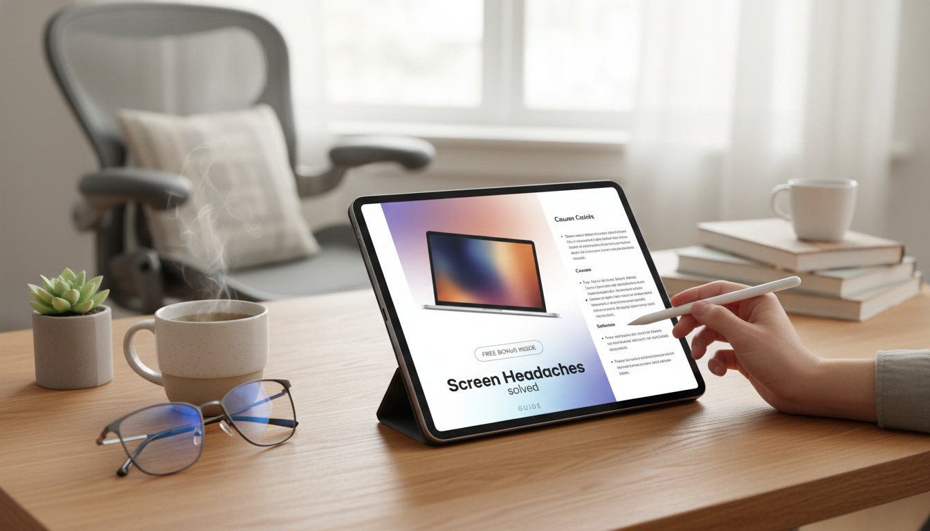 Screen Headache Relief: Fix Eye Strain & Screen Habits