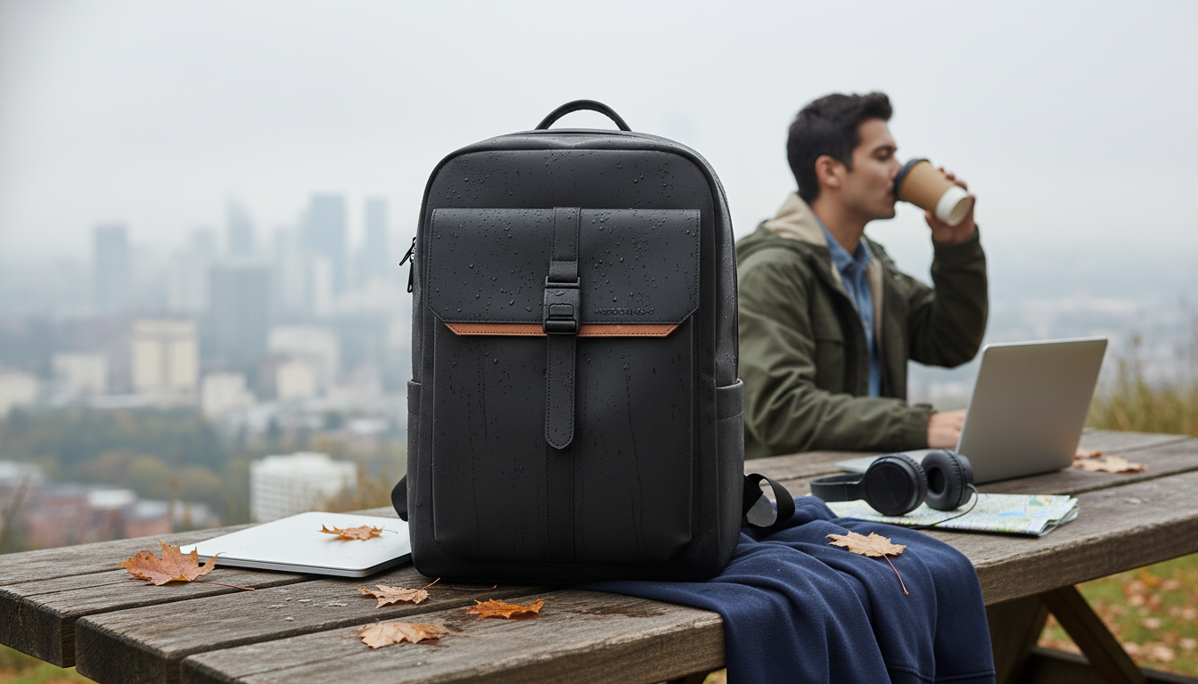 Waterproof 15.6" Laptop Backpack for Commute & Travel