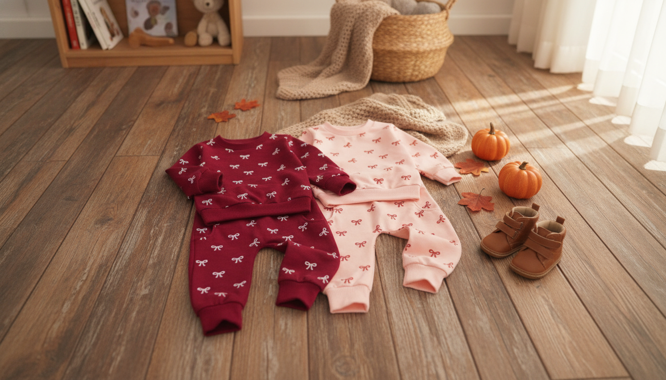Bow Print Toddler Girl Fall Outfit: Layering & Fit Tips