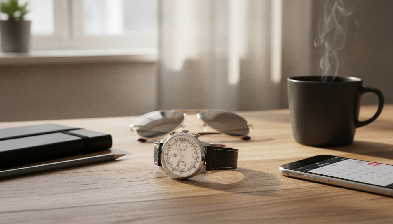 Men’s Quartz Chronograph Watch: Daily Timing Made Easy