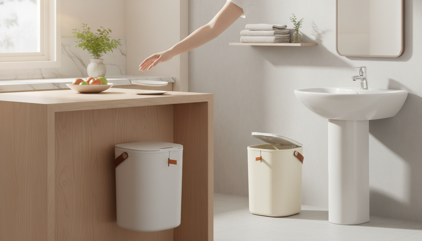 Smart Sensor Trash Can: 16L/20L Hands-Free Home Fit