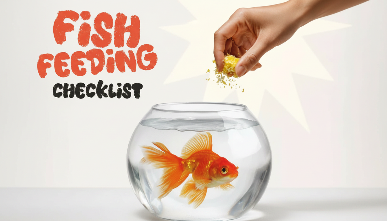 Fish Feeding Checklist: Right Daily Portions & Timing