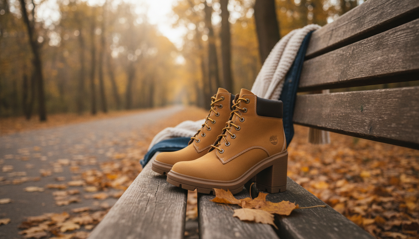 Timberland Women’s Beige Ankle Boots: Fall/Winter Wear